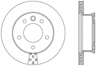 Тормозной диск OPEN PARTS BDA2488.20