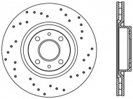 Тормозной диск OPEN PARTS BDRS1016.25