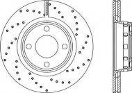 Тормозной диск OPEN PARTS BDRS1034.25