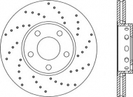 Тормозной диск OPEN PARTS BDRS1039.25