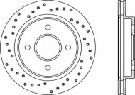 Тормозной диск OPEN PARTS BDRS1185.25