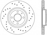 Тормозной диск OPEN PARTS BDRS1231.25