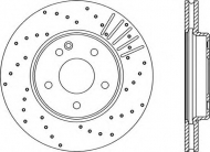 Тормозной диск OPEN PARTS BDRS1314.25