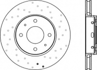 Тормозной диск OPEN PARTS BDRS1738.25