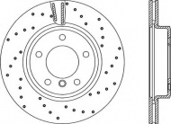 Тормозной диск OPEN PARTS BDRS1757.25
