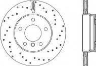 Тормозной диск OPEN PARTS BDRS1758.25
