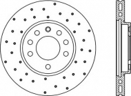 Тормозной диск OPEN PARTS BDRS1808.25