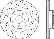 Тормозной диск OPEN PARTS BDRS1819.25