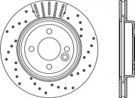 Тормозной диск OPEN PARTS BDRS1902.25