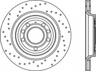 Тормозной диск OPEN PARTS BDRS1992.25