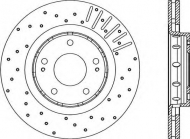 Тормозной диск OPEN PARTS BDRS2087.25
