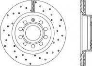 Тормозной диск OPEN PARTS BDRS2150.25