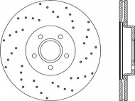 Тормозной диск OPEN PARTS BDRS2154.25
