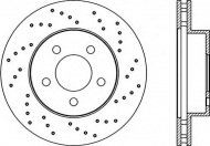 Тормозной диск OPEN PARTS BDRS2167.25