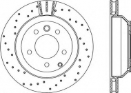 Тормозной диск OPEN PARTS BDRS2195.25