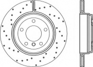Тормозной диск OPEN PARTS BDRS2199.25