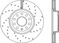 Тормозной диск OPEN PARTS BDRS2207.25