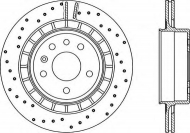 Тормозной диск OPEN PARTS BDRS2242.25