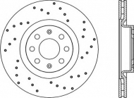 Тормозной диск OPEN PARTS BDRS2259.25