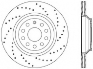 Тормозной диск OPEN PARTS BDRS2338.25