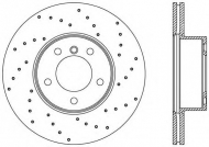 Тормозной диск OPEN PARTS BDRS2429.25