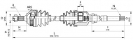 Вал OPEN PARTS DRS6045.00