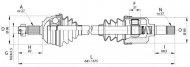 Вал OPEN PARTS DRS6050.00