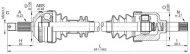 Вал OPEN PARTS DRS6052.00