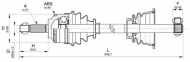Вал OPEN PARTS DRS6100.00