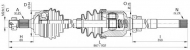 Вал OPEN PARTS DRS6133.00