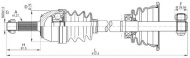 Вал OPEN PARTS DRS6135.00