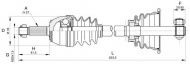 Вал OPEN PARTS DRS6162.00