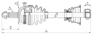 Вал OPEN PARTS DRS6180.00