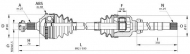 Вал OPEN PARTS DRS6217.00