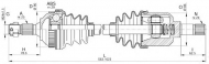Вал OPEN PARTS DRS6235.00