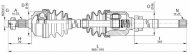 Вал OPEN PARTS DRS6247.00
