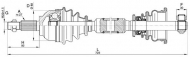 Вал OPEN PARTS DRS6317.00
