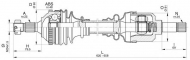 Вал OPEN PARTS DRS6329.00