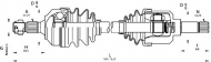 Вал OPEN PARTS DRS6334.00