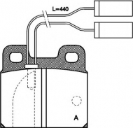 Комплект тормозных колодок OPEN PARTS BPA0005.01