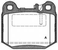 Комплект тормозных колодок OPEN PARTS BPA0014.40