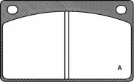 Комплект тормозных колодок OPEN PARTS BPA0042.00