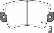 Комплект тормозных колодок OPEN PARTS BPA0061.02