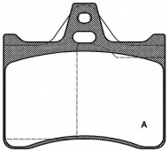 Комплект тормозных колодок OPEN PARTS BPA0088.10
