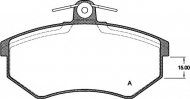 Комплект тормозных колодок OPEN PARTS BPA0134.00