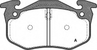 Комплект тормозных колодок OPEN PARTS BPA0144.06