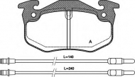 Комплект тормозных колодок OPEN PARTS BPA0144.24