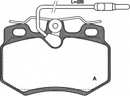 Комплект тормозных колодок OPEN PARTS BPA0170.14