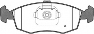 Комплект тормозных колодок OPEN PARTS BPA0172.10