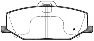 Комплект тормозных колодок OPEN PARTS BPA0190.10